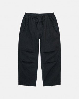 Black Stussy Nyco Over Trousers Men Pants | FZX-6394