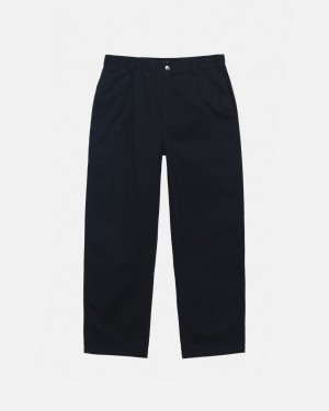 Black Stussy Workgear Trouser Twill Women Pants | CPW-9380