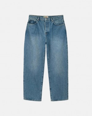 Blue Stussy Big Ol' Jean Denim Men Denim | BZU-9351