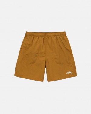 Brown Stussy Water Short Stock Men Shorts | XQZ-1110