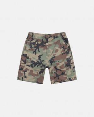 Camo Stussy Ripstop Cargo Beach Short Men Shorts | OYF-8838