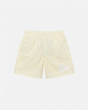 Cream Stussy Big Basic Water Short Men Swimwear | FOO-6325