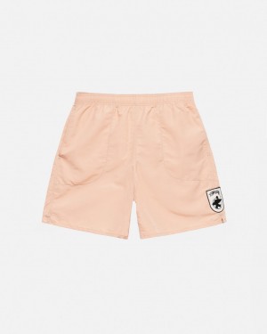 Light Rose Stussy Surfman Patch Water Short Women Swimwear | SII-1468