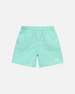 Light Turquoise Stussy Stock Water Short Men Swimwear | BGT-3032