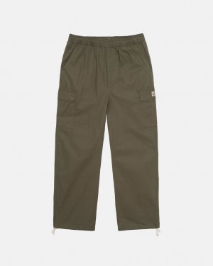 Olive Stussy Ripstop Cargo Beach Pant Women Pants | OJZ-8649