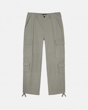 Olive Stussy Surplus Cargo Ripstop Men Pants | OWM-4739