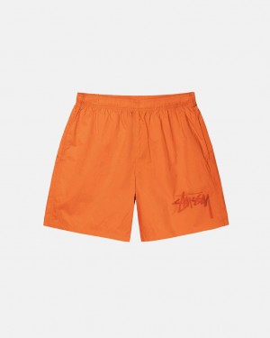 Orange Stussy Big Stock Nylon Short Men Shorts | KRW-9212