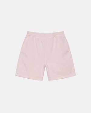 Pink Stussy Overdyed Stock Logo Short Men Shorts | STJ-6848