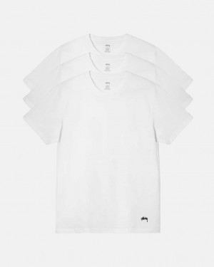 White Stussy Stussy Undershirt Men Shirts | JQI-5708