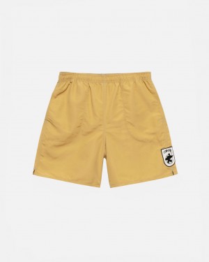 Yellow Stussy Surfman Patch Water Short Men Swimwear | YSA-3524