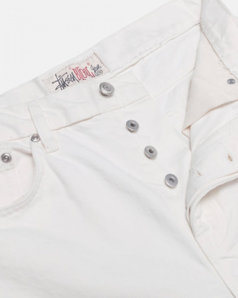 Beige Stussy Big Ol' Jean Overdyed Men Denim | HTX-1362