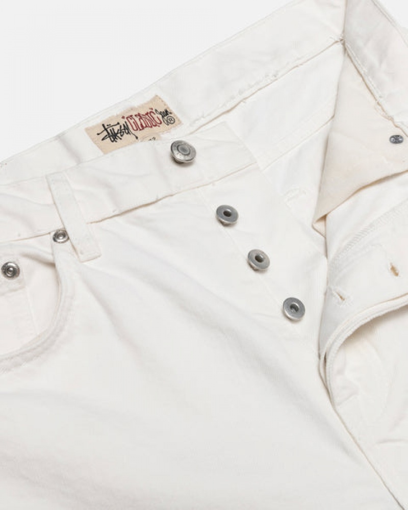 Beige Stussy Classic Jean Overdyed Men Denim | JSY-0144