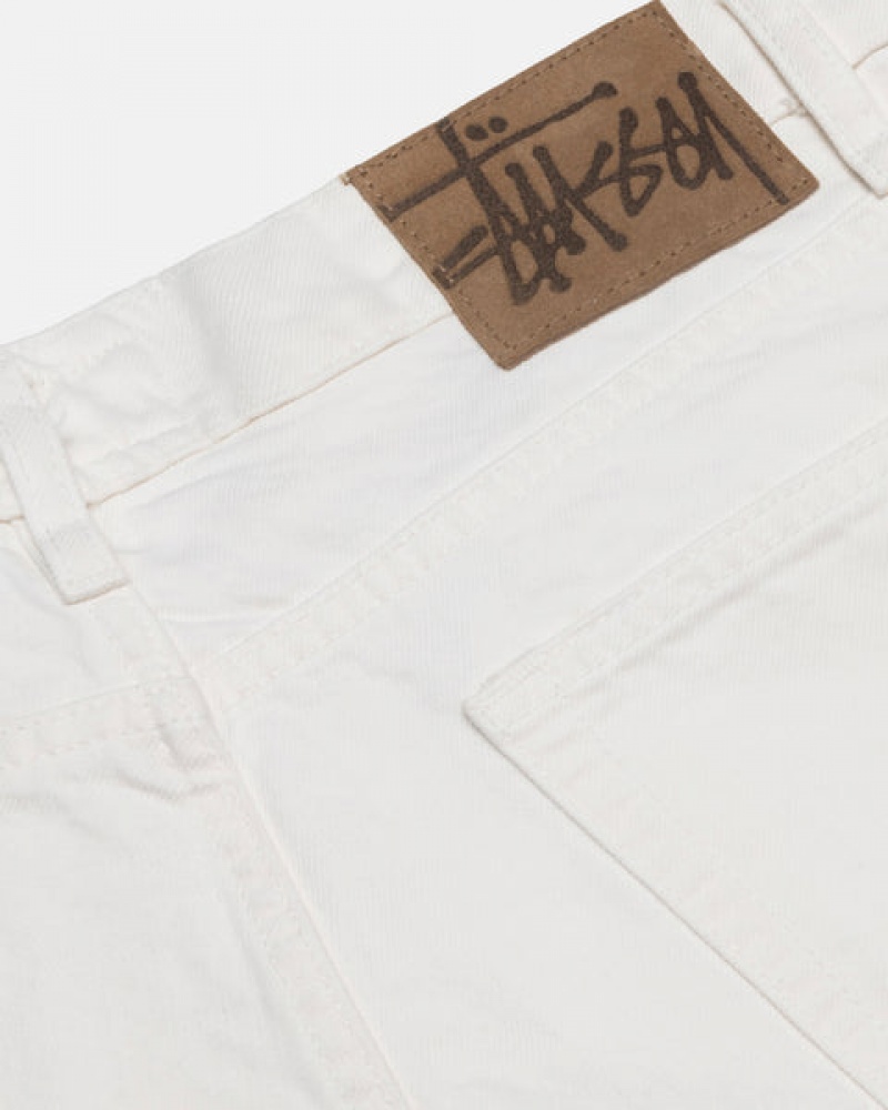 Beige Stussy Classic Jean Overdyed Men Denim | JSY-0144