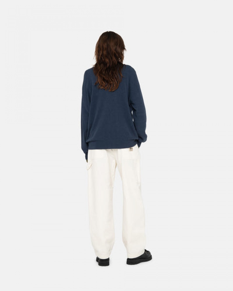 Beige Stussy Work Pant Canvas Women Pants | PKY-5231