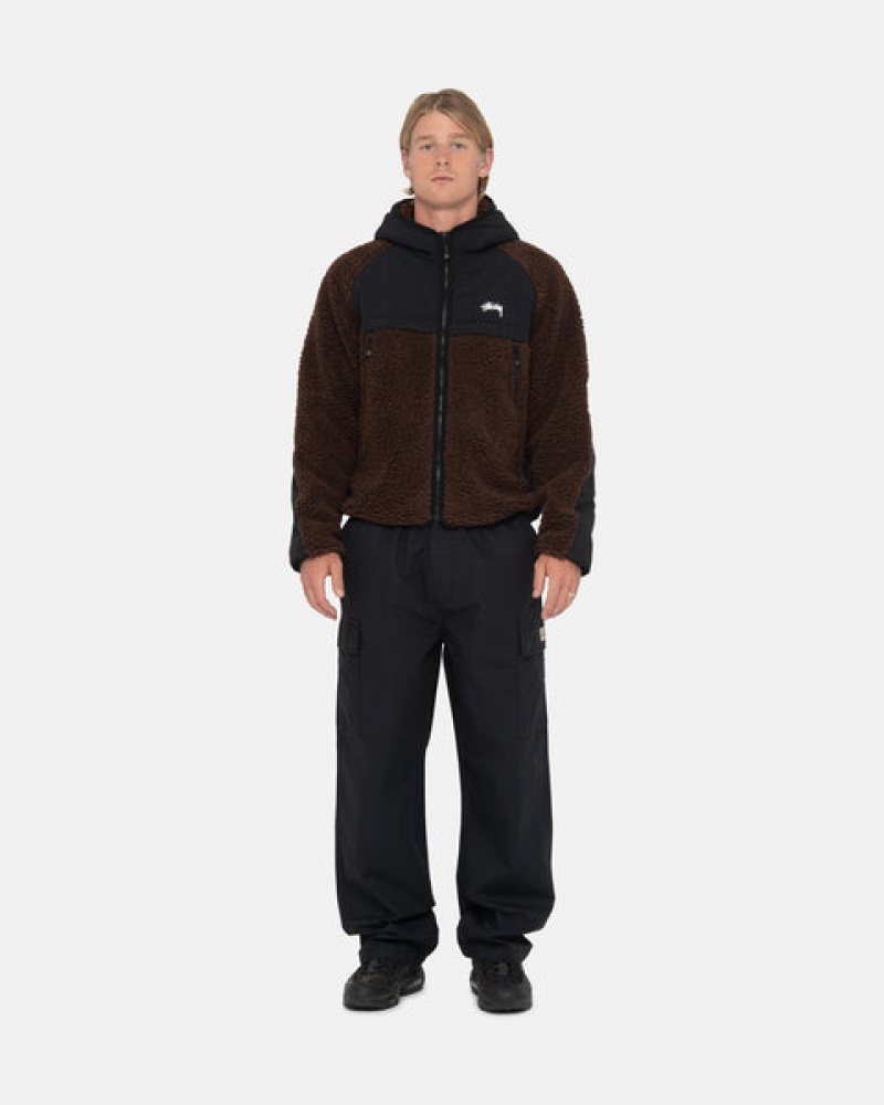 Black Stussy Beach Pant Ripstop Cargo Women Pants | GVQ-8310