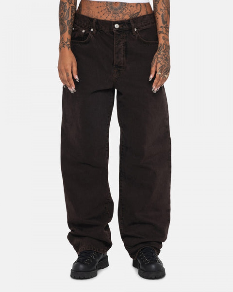 Black Stussy Big Ol' Jean Denim Men Denim | LMJ-3667