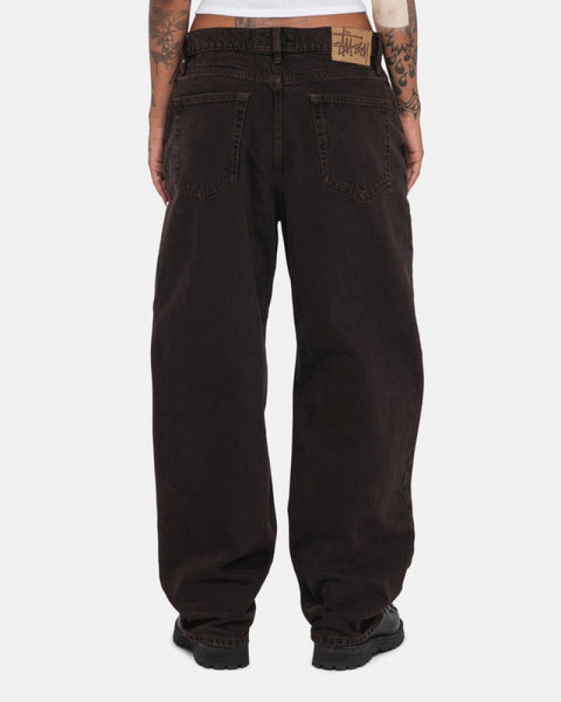 Black Stussy Big Ol' Jean Denim Men Denim | LMJ-3667