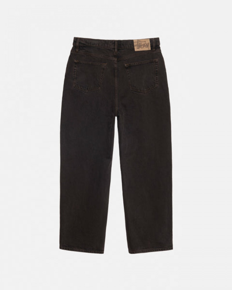 Black Stussy Big Ol' Jean Denim Men Denim | LMJ-3667