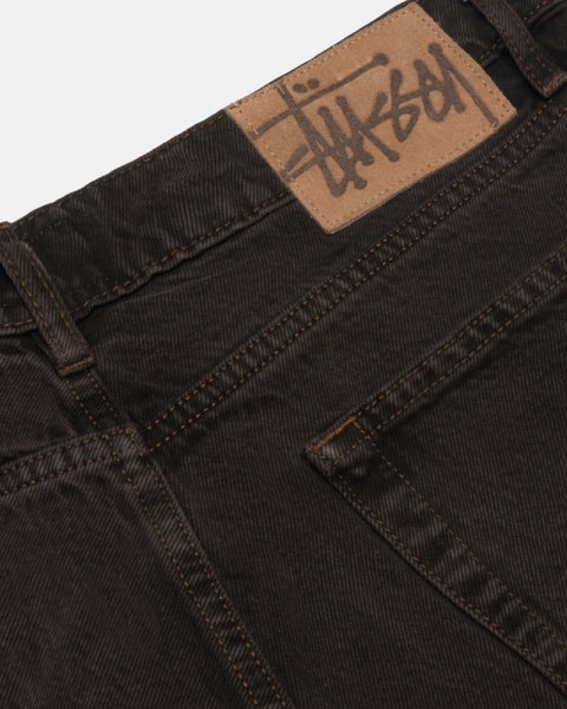 Black Stussy Big Ol' Jean Denim Men Denim | LMJ-3667