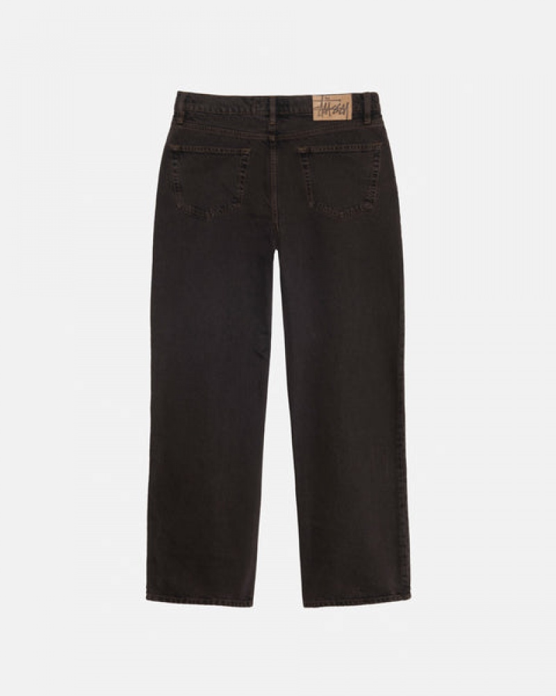 Black Stussy Classic Jean Denim Men Pants | WPE-1378