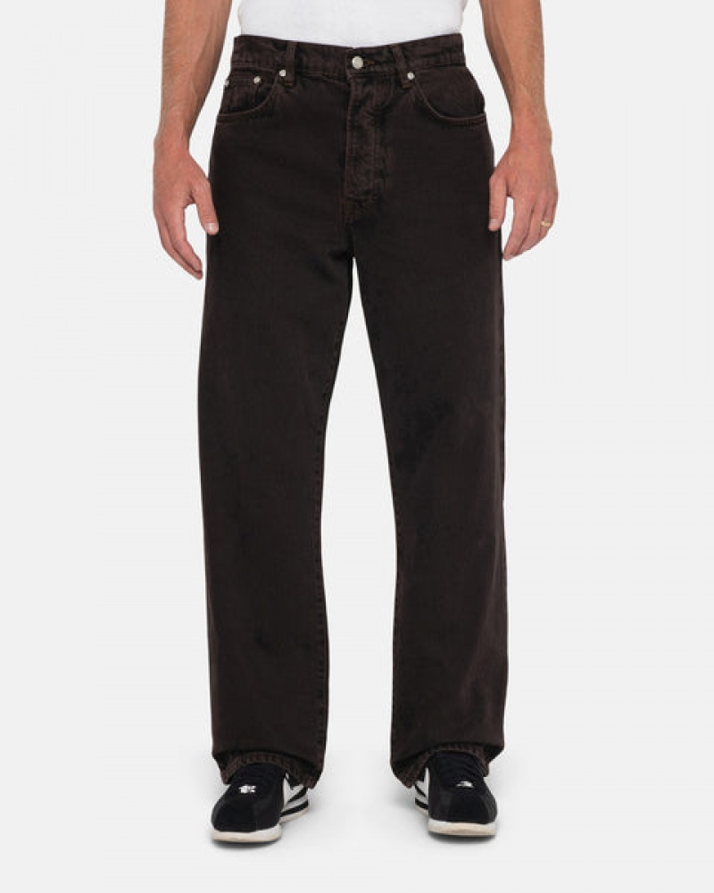 Black Stussy Classic Jean Denim Men Pants | WPE-1378