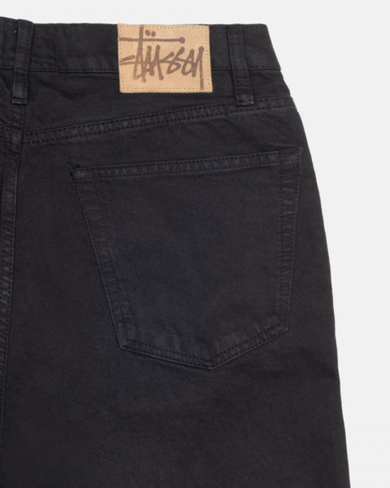 Black Stussy Classic Jean Overdyed Men Denim | CZA-8337