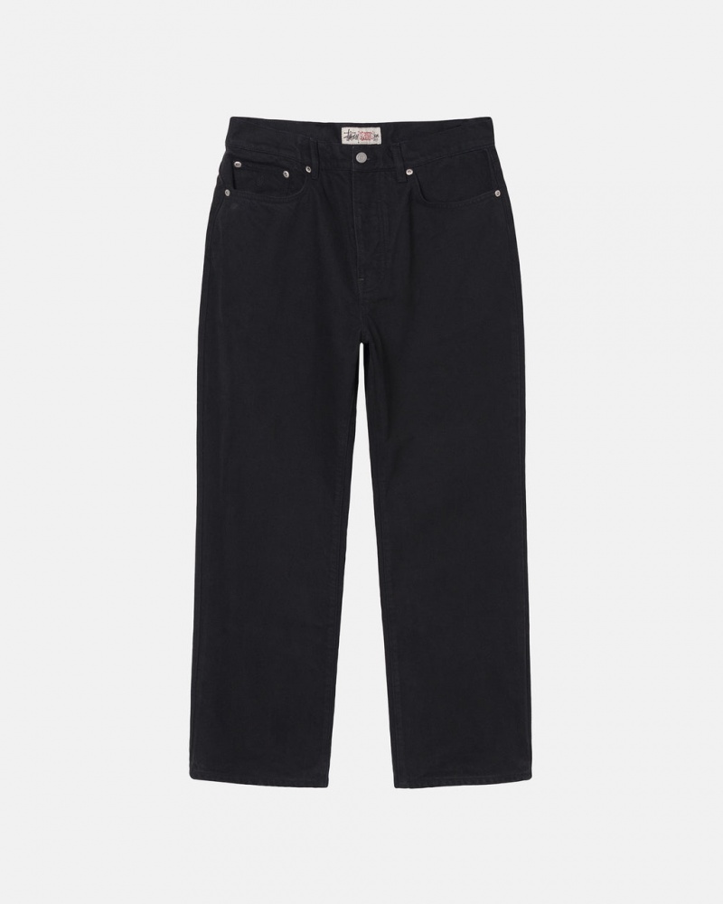 Black Stussy Classic Jean Overdyed Men Denim | CZA-8337