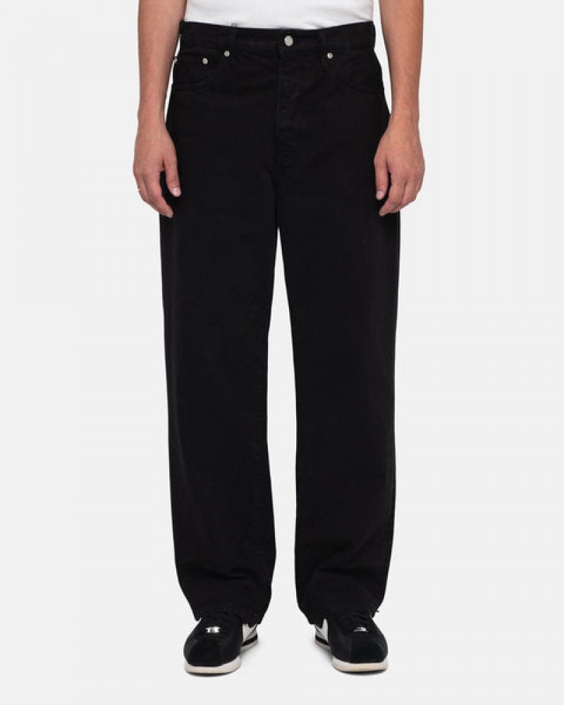 Black Stussy Classic Jean Overdyed Men Pants | EHE-3937