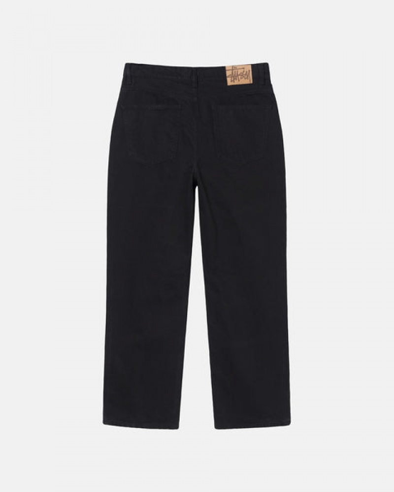 Black Stussy Classic Jean Overdyed Women Denim | RXK-3058