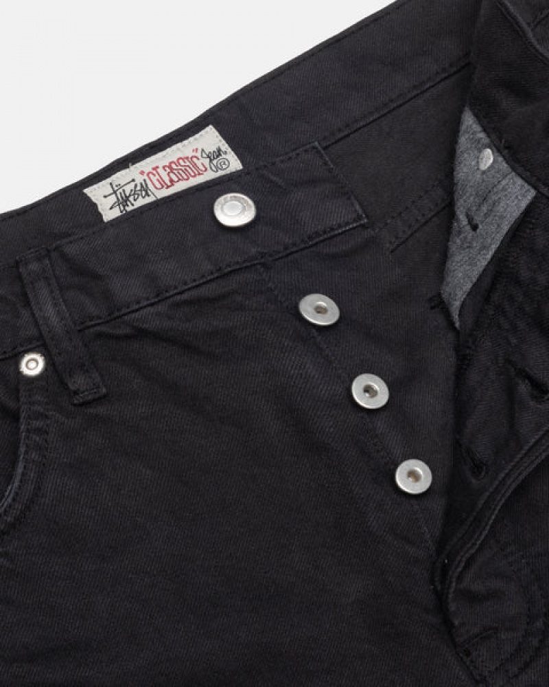 Black Stussy Classic Jean Overdyed Women Denim | RXK-3058