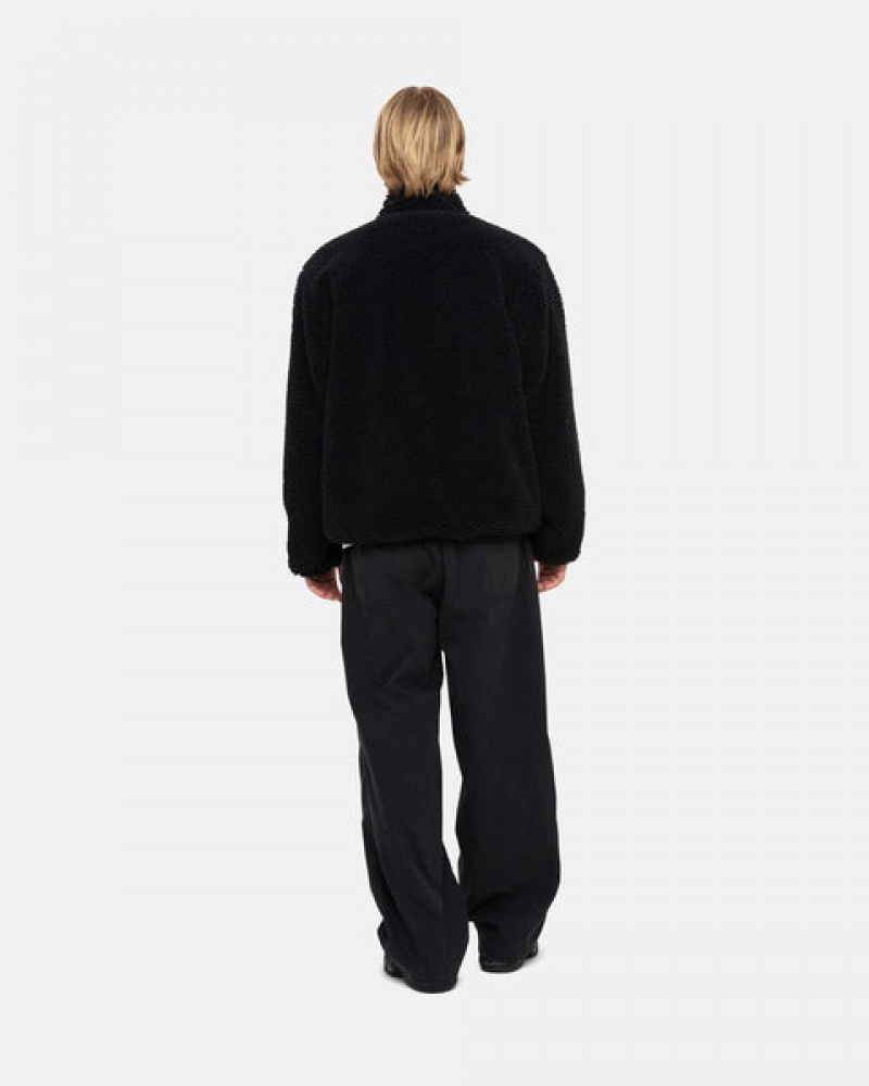 Black Stussy Nyco Over Trousers Women Pants | ASA-4295