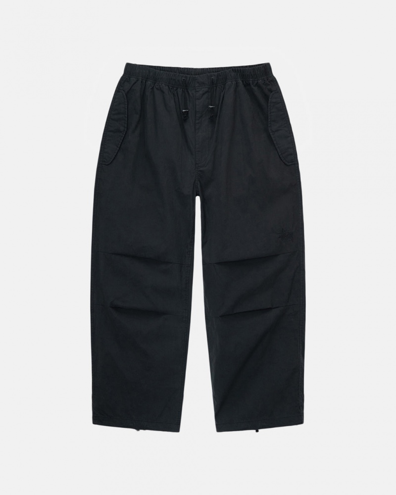 Black Stussy Nyco Over Trousers Women Pants | ASA-4295