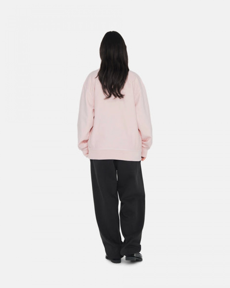 Black Stussy Overdyed Stock Logo Sweatpant Women Sweatpants | QPF-8757