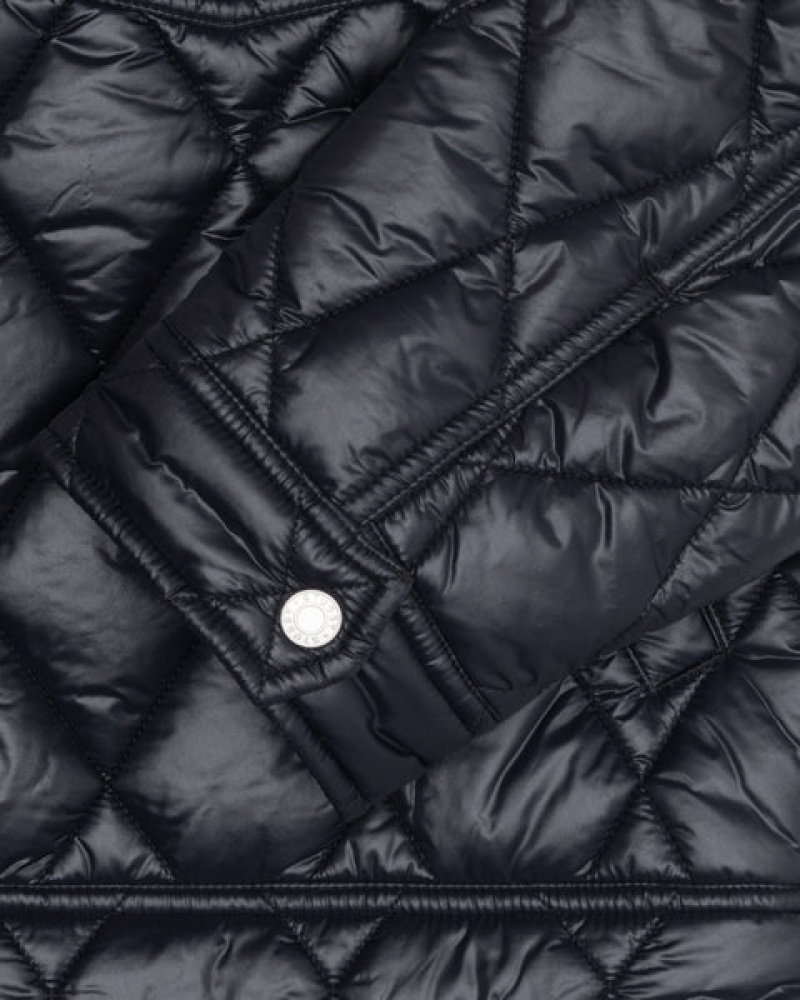 Black Stussy Ranch Jacket Quilted Nylon Men Jackets | VWG-5241