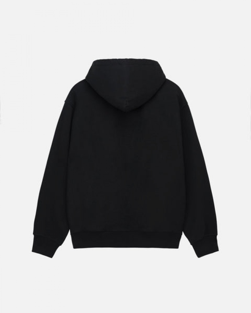 Black Stussy Soda Can Hoodie Men Hoodie | THU-6288