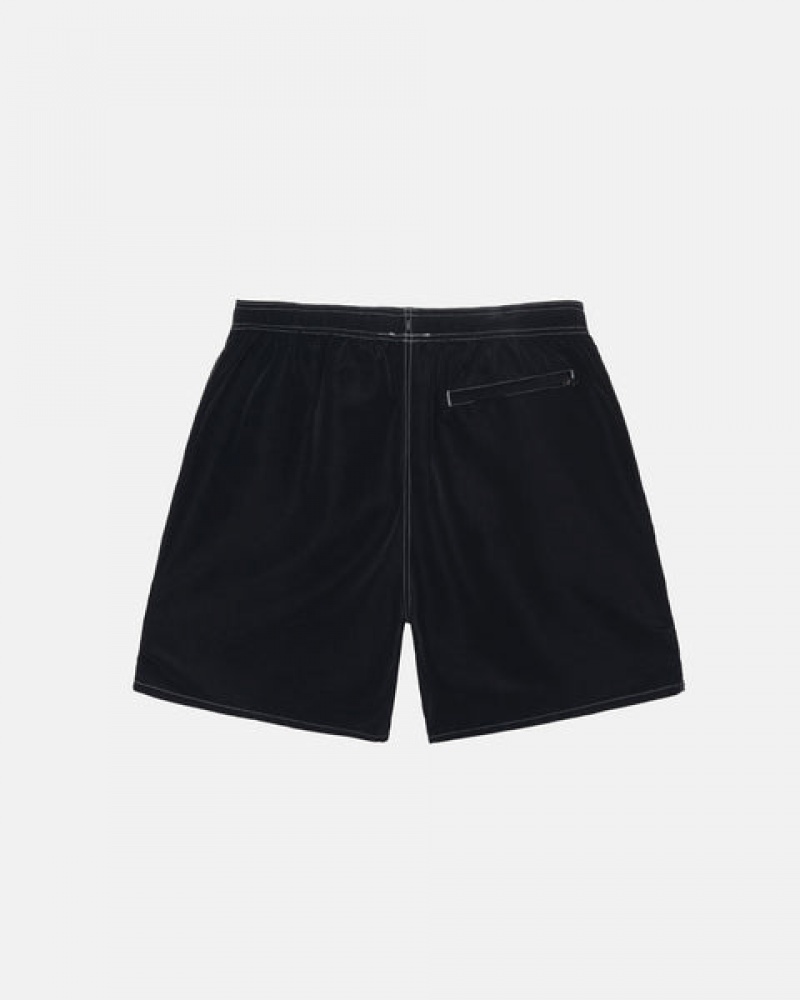 Black Stussy Surfman Patch Water Short Women Swimwear | JUD-9715