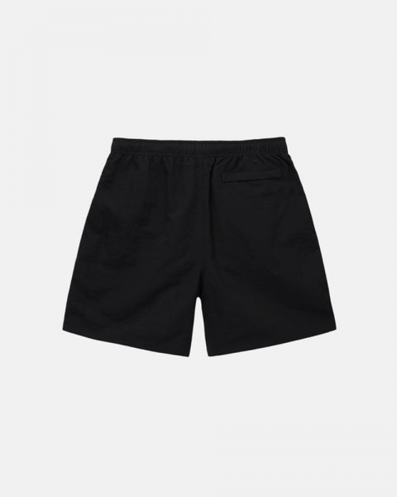 Black Stussy Water Short Big Basic Women Shorts | WHA-1021