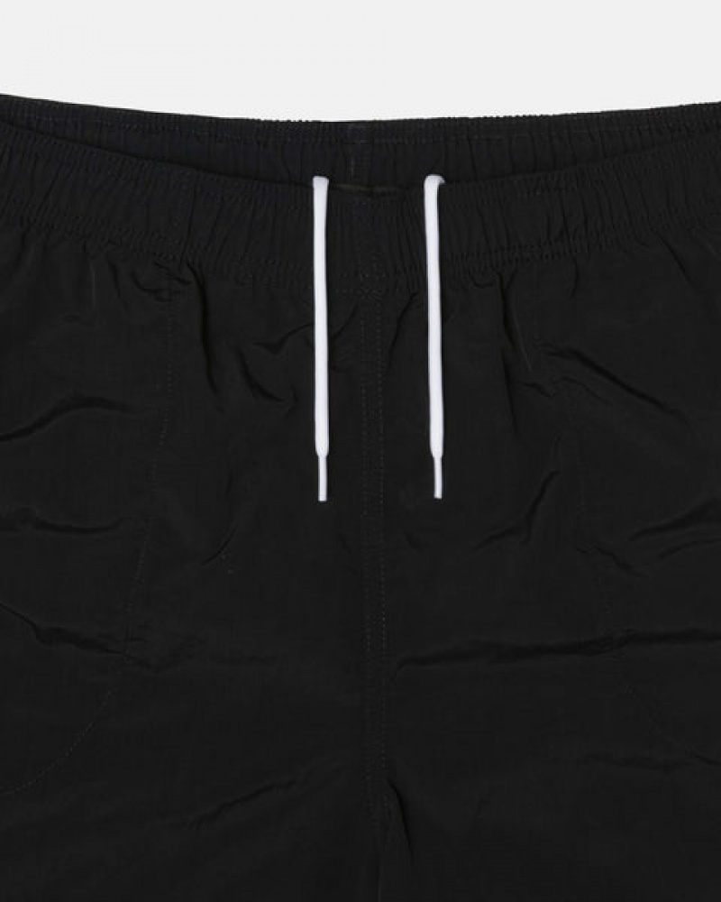 Black Stussy Water Short Big Basic Women Shorts | WHA-1021