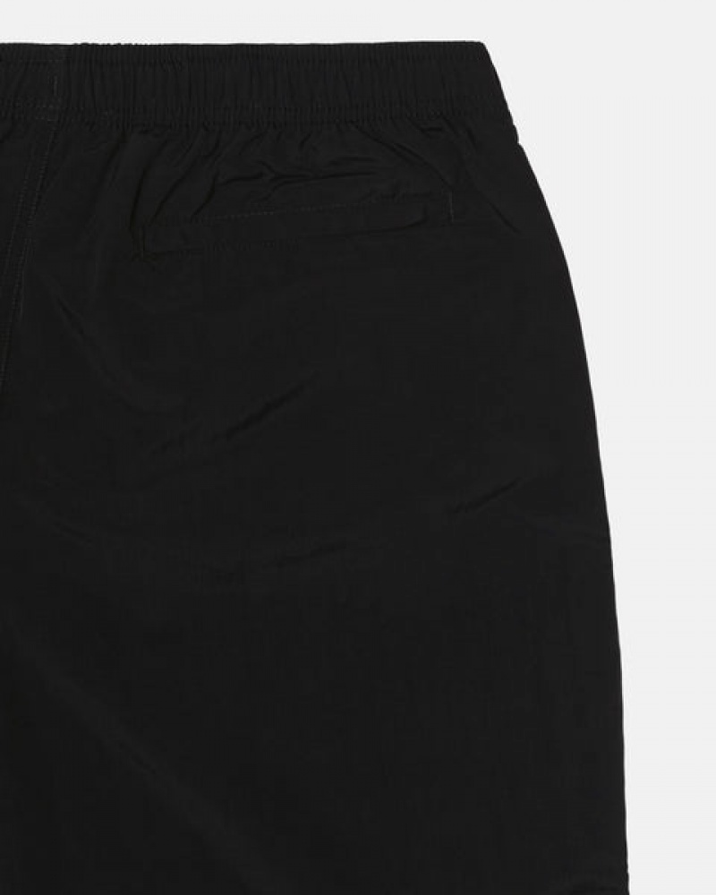 Black Stussy Water Short Big Basic Women Shorts | WHA-1021