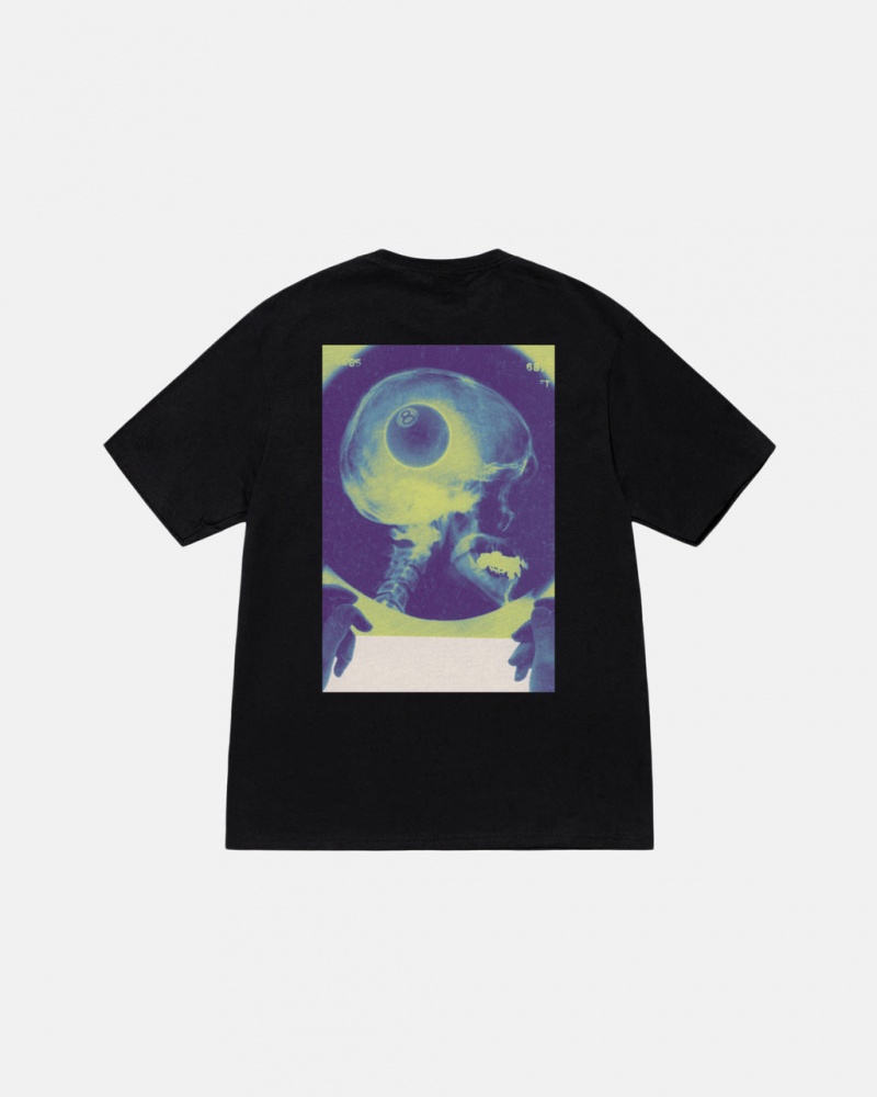 Black Stussy X-Ray Tee Men T Shirt | YOC-7384