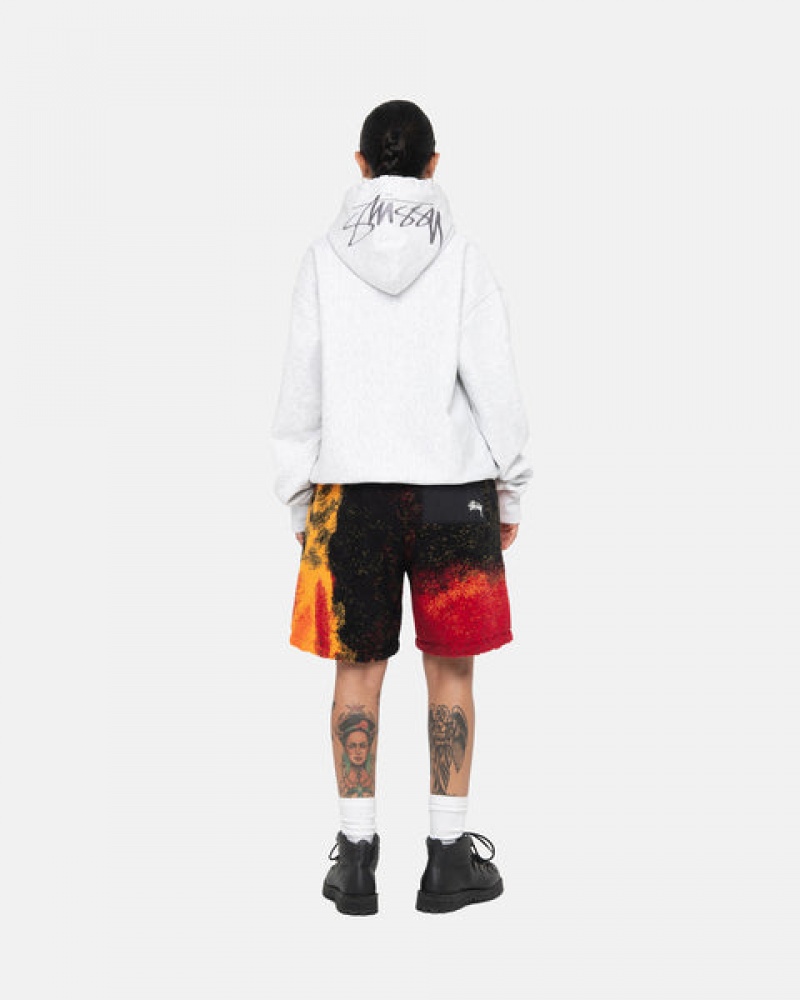 Black / Red Stussy Sherpa Short Women Shorts | HYH-5404