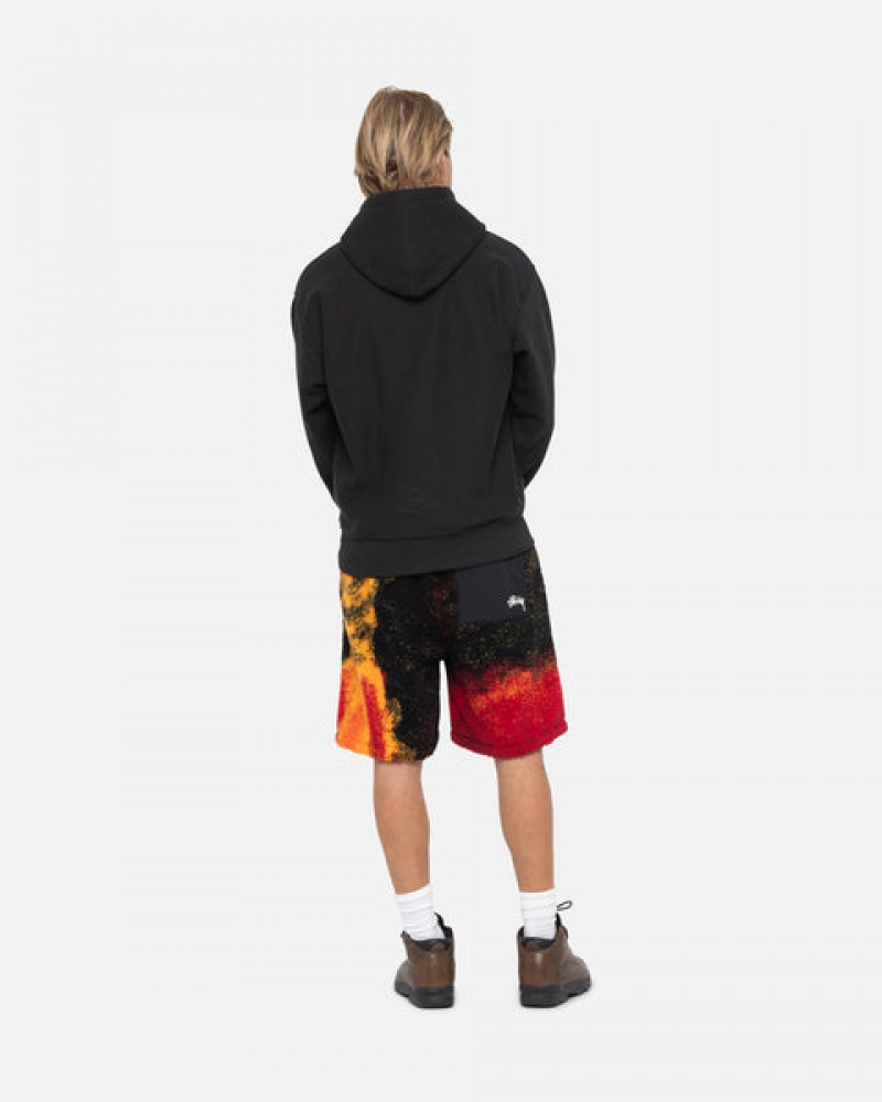 Black / Red Stussy Sherpa Short Women Shorts | HYH-5404