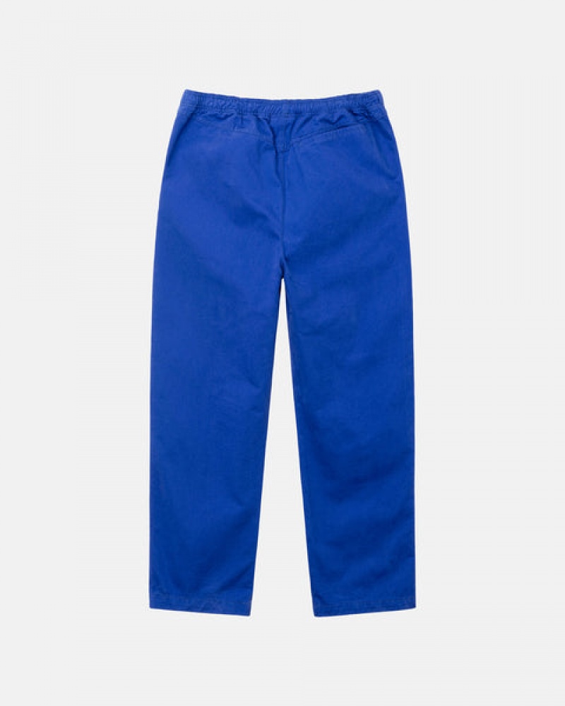 Blue Stussy Brushed Beach Pant Men Swimwear | SZZ-7448