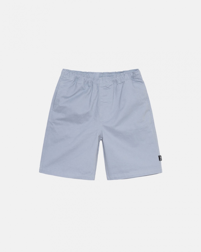 Blue Stussy Brushed Beach Short Men Shorts | FTA-1588