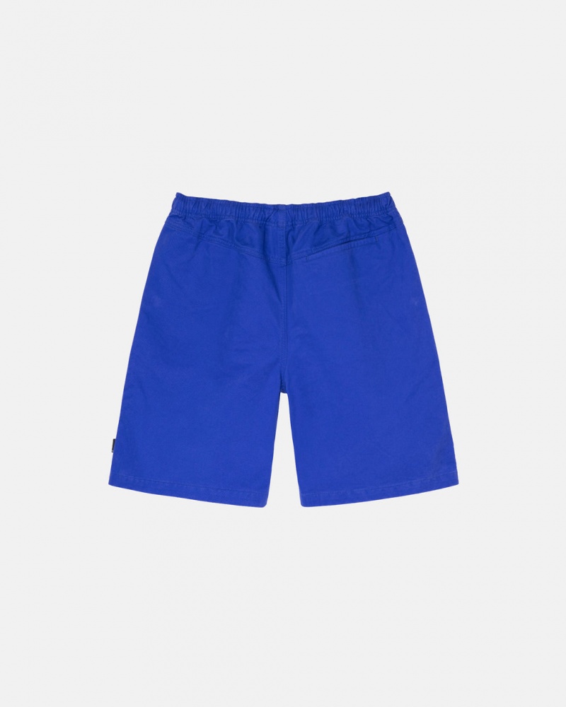 Blue Stussy Brushed Beach Short Men Swimwear | ZAB-0052