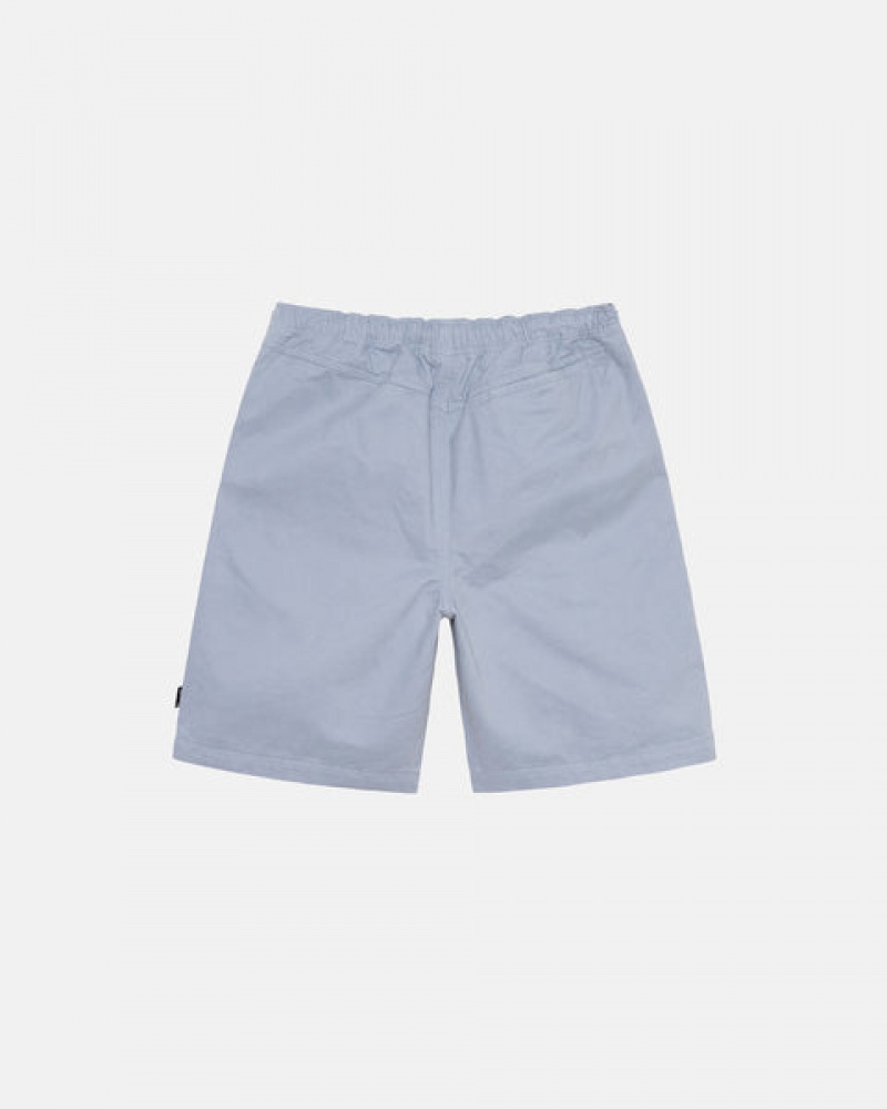 Blue Stussy Brushed Beach Short Women Shorts | GTS-9035