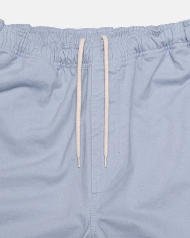 Blue Stussy Brushed Beach Short Women Shorts | GTS-9035