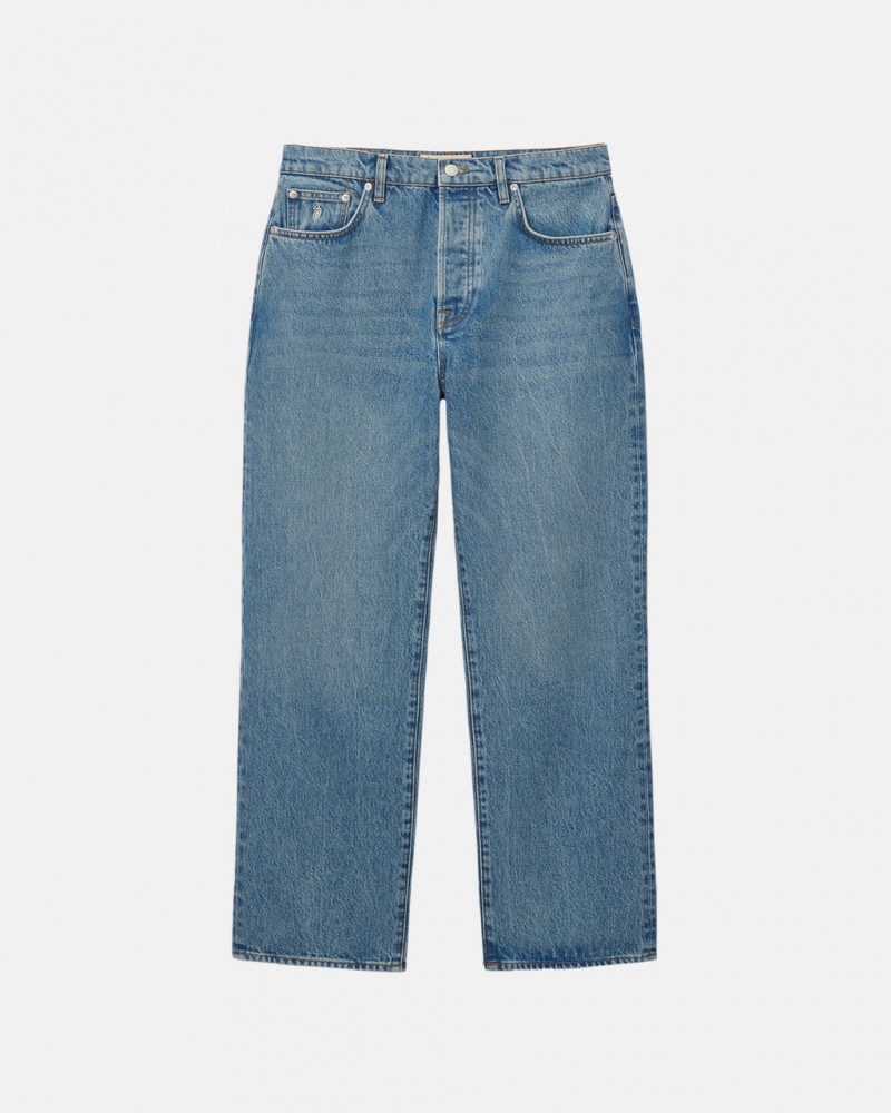 Blue Stussy Classic Jean Denim Men Denim | SZX-7494