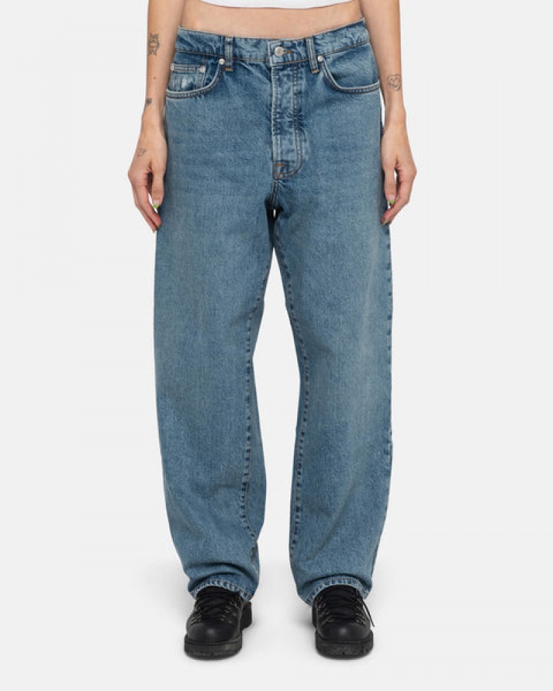 Blue Stussy Classic Jean Denim Men Pants | DZJ-4782