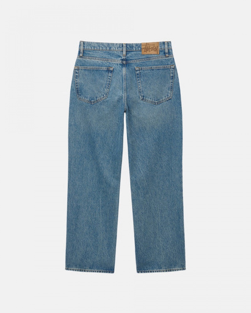 Blue Stussy Classic Jean Denim Men Pants | DZJ-4782